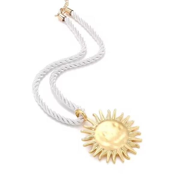 Zara Sun Gold Necklace - Picture 6 of 11